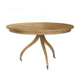 Spider Leg Round Dining Table 52"- Sun Bleached Cherry