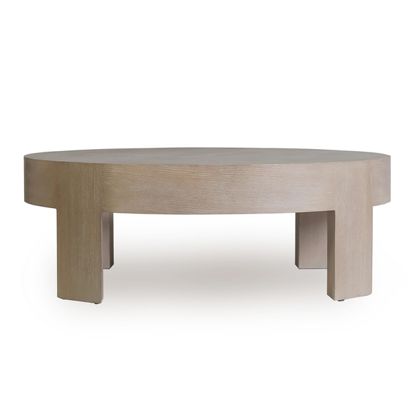 White Oak Large Round Coffee Table