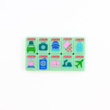 Mini Travel Anywhere Mahjong Series Pink or Green