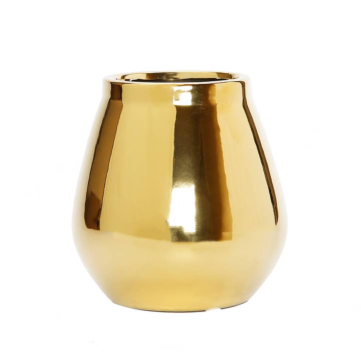 Boule Gold Bud Vase
