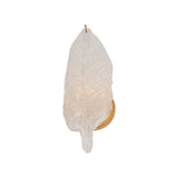 Murano Inspired Leaf Glass Sconce