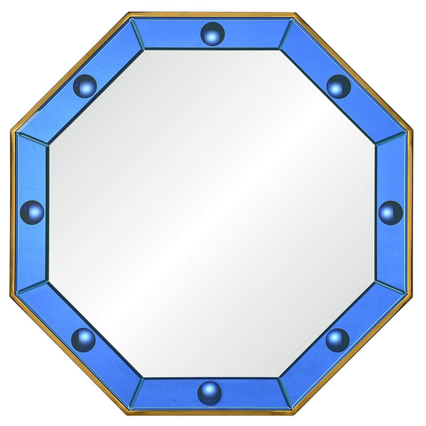 Octavia Mirror Blue or Polished Stainless Steel