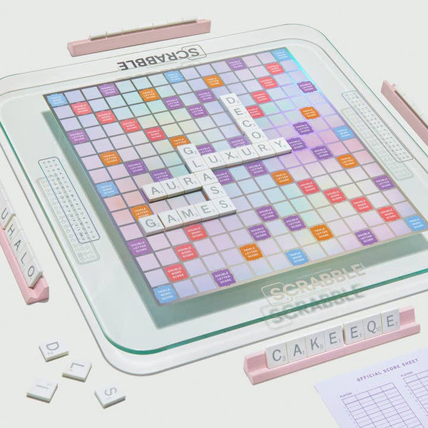 Scrabble Aura Glass Edition Pre Order Apr 25