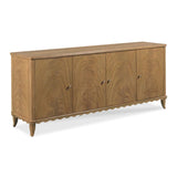 Scalloped Bottom Media Cabinet
