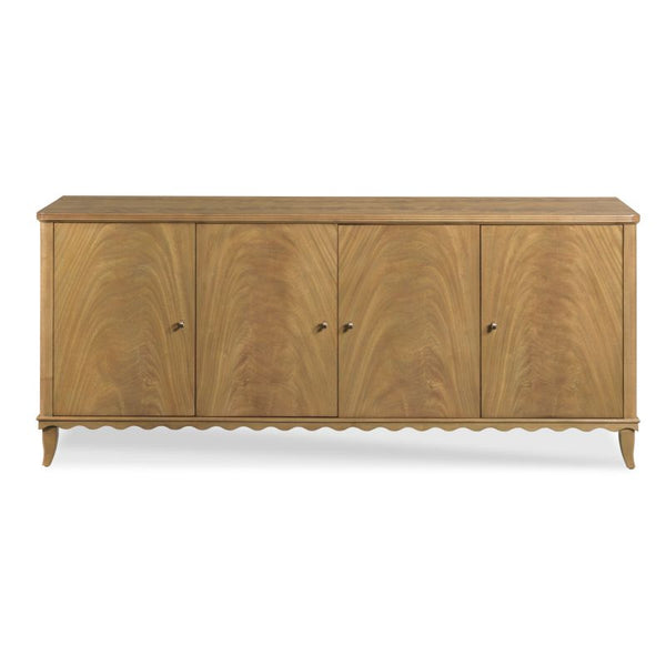 Scalloped Bottom Media Cabinet