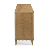 Scalloped Bottom Media Cabinet
