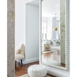 Clyde White Resin Mirror