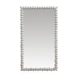 Clyde White Resin Mirror