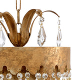 Venetian Gold and Crystal Pendant