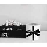 Fashion Bows- Chanel Inspired Fine Bone China Fragrance Candle