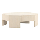 Octagonal Pinewood Cocktail Table