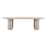 Whisper Grey Oval Dining Table