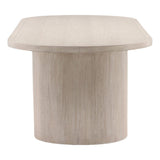 Whisper Grey Oval Dining Table