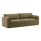 Topanga Green Performance Fabric Sofa