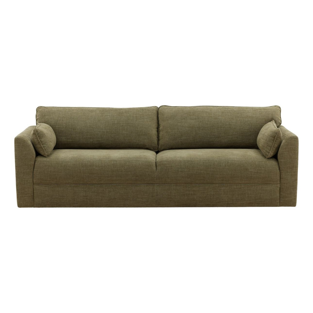 Topanga Green Performance Fabric Sofa