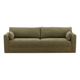 Topanga Green Performance Fabric Sofa