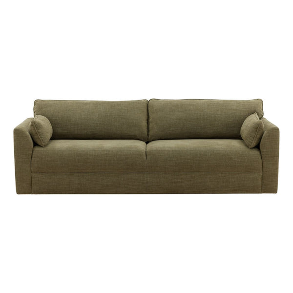Topanga Green Performance Fabric Sofa