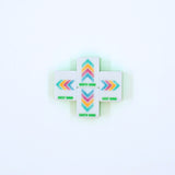 Crystal Confetti Lemon-Lime Mahjong with A Sprinkle of Color and Joy