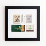 Golf Match Book Collage