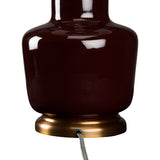 Brigette Aubergine Glazed Table Lamp