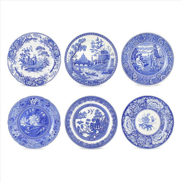 Blue Room Georgian Plates 10.5" S/6