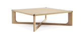 Natural Oak Large Square Cocktail Table
