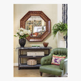 Rosewood and Bone Mirror