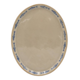Blue Sardine Stamped Ceramic Platter
