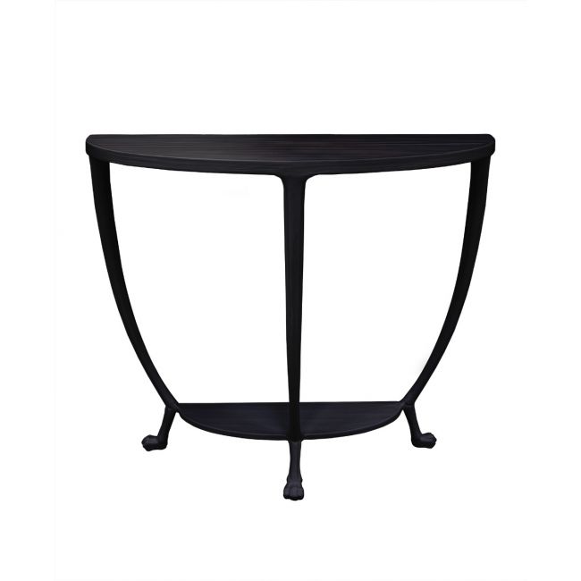 Vixen Demilune Console Table-Frost Black Limited Stock