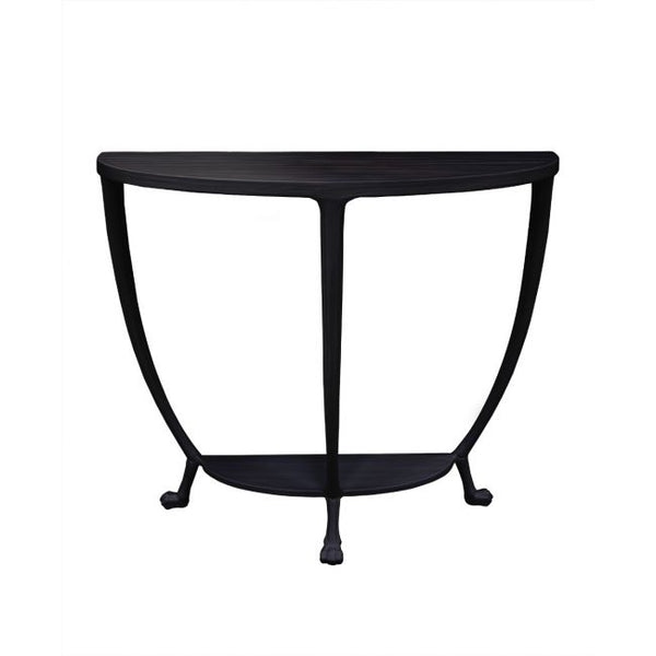 Vixen Demilune Console Table-Frost Black Limited Stock