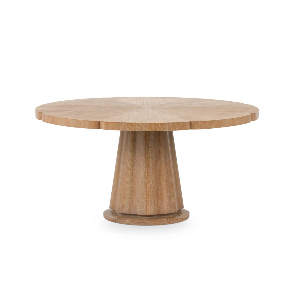The Marlowe Cerused Oak Dining Table Limited Stock