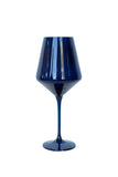 ESTELLE COLORED WINE STEMWARE - SET OF 6 {MIDNIGHT BLUE}