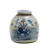 Vintage Ming Jar Lily Pad Motif - 2 Sizes