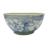 Blue & White Silla Bowl Twisted Flower