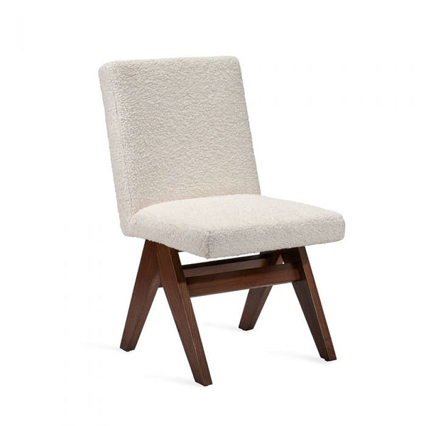 Julian Faux Shearling Dining Chair