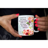 Smiles Today Coffee Mug by Erin Smith Art