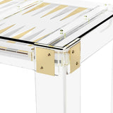 Acrylic Backgammon Table