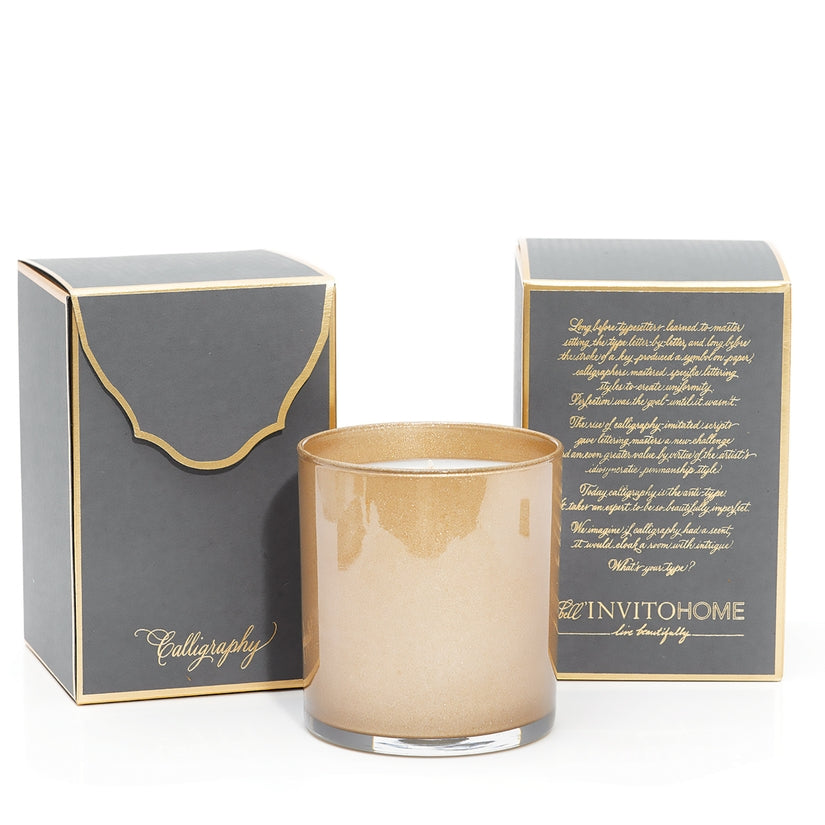 Calligraphy Candle