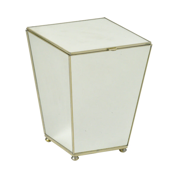 New Mirror waste bin with top