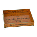 Orange Brut Champagne Vanity or Bar Tray
