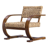 Woven Curved Occasional Chair