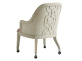 Camden Game Table Rolling Chair Blushing