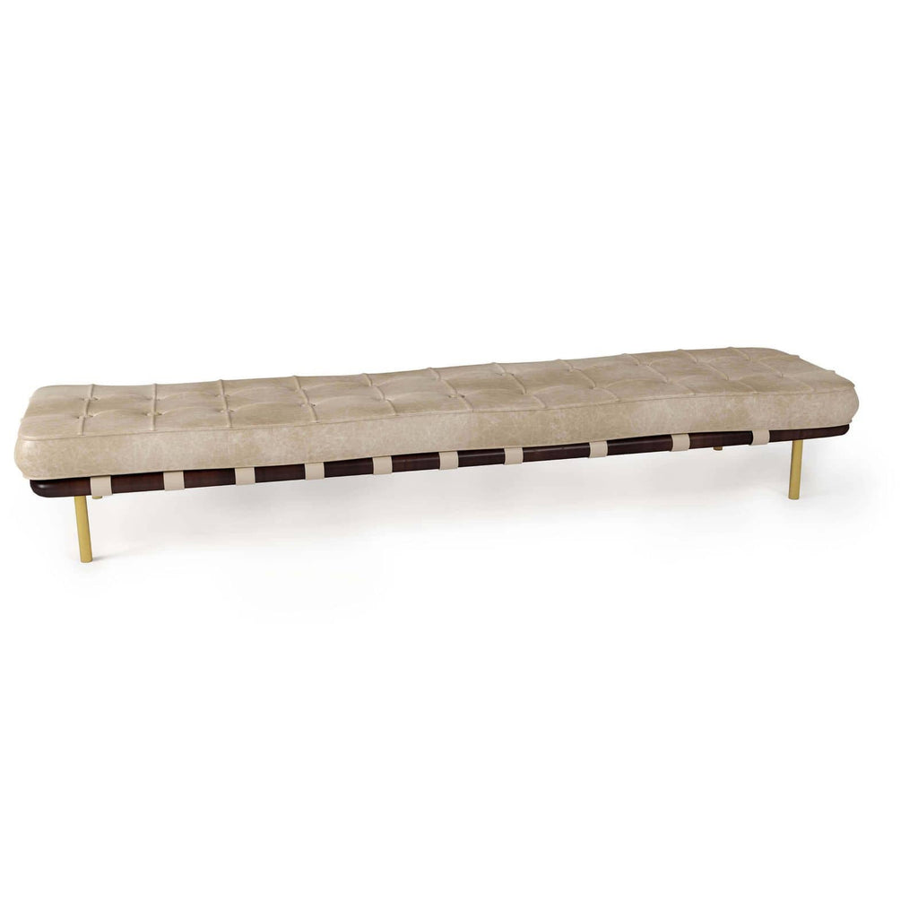 Tufted Gallery Bench