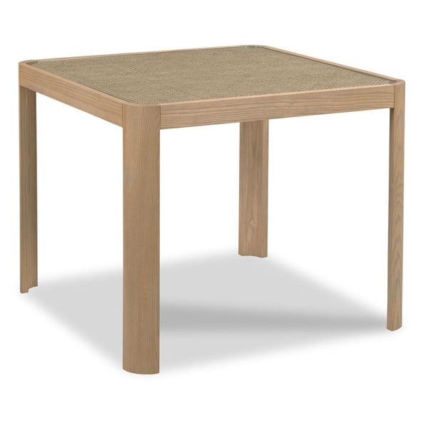Cane Wood Square Game Table