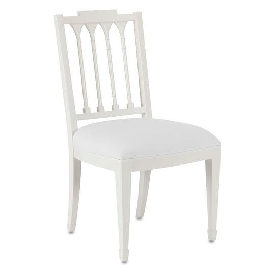 Chelsea Mahogany White Dining Chair