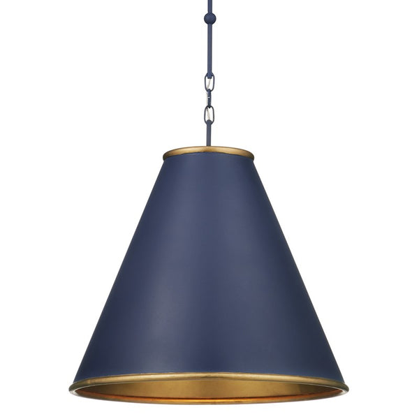 Large Navy Blue Pendant