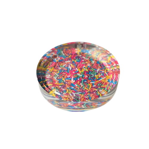 Round Acrylic Block Sprinkle Candy Dish Catchall – MAKENZIE BAILEY