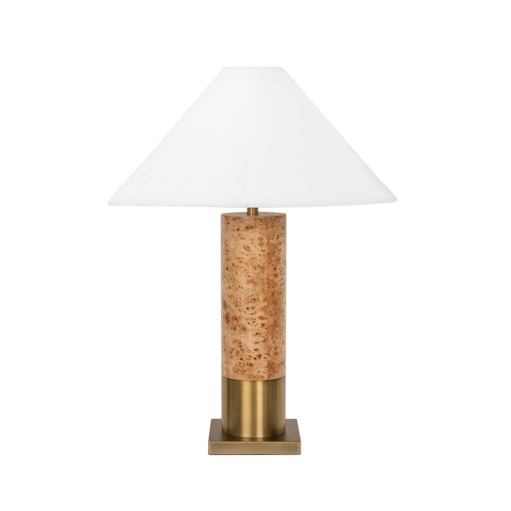 Burlwood Table Lamp