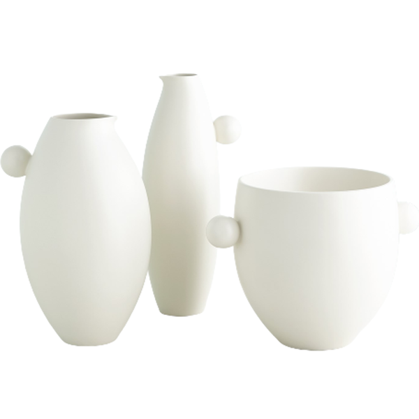 Portuguese Ceramic White Glaze Bar Colleciton