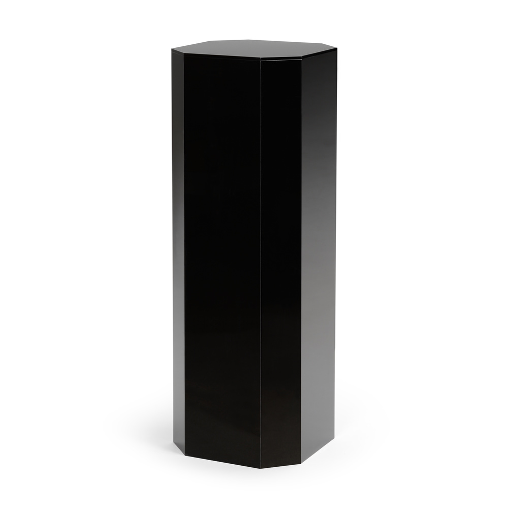 Black Acrylic Beveled Pedestal